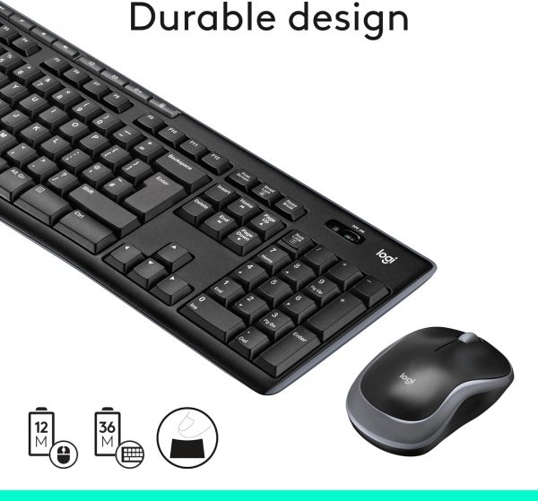 Logitech MK270 Wireless Keyboard and Mouse Combo for Windows... - Image 7