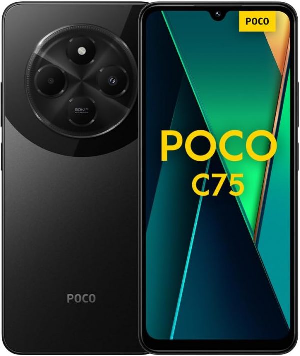 Xiaomi POCO C75 4G Black-Smartphone 8+256GB, 2.0GHz, Immersi... - Image 2