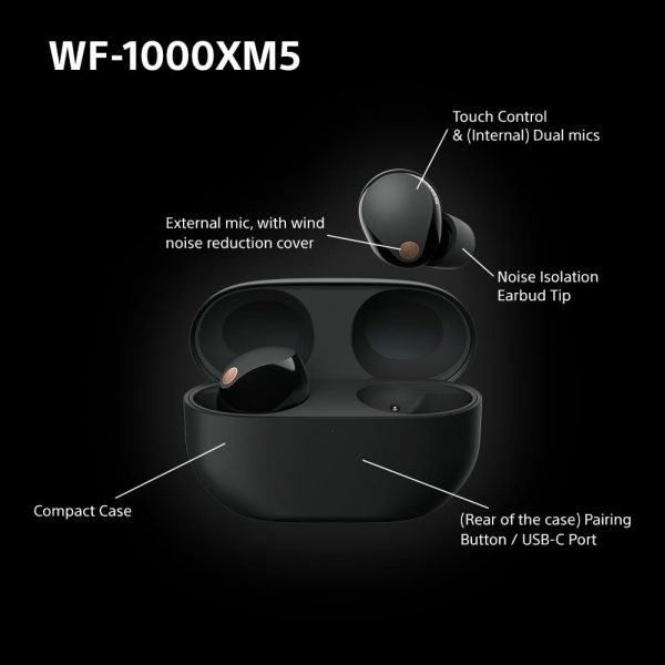 Sony WF-1000XM5 Wireless Noise Cancelling Earbuds, Bluetooth... - Image 12