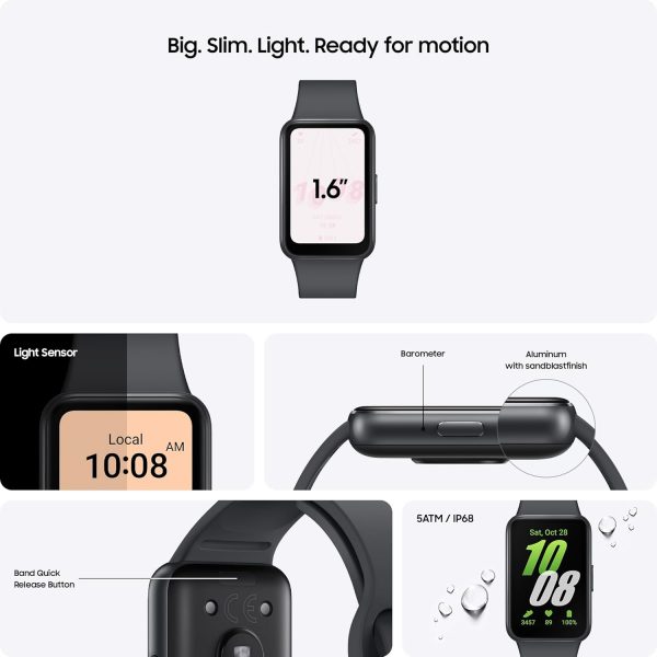 Samsung Galaxy Fit3, Smart Watch, Fitness Tracker, Health Mo... - Image 3