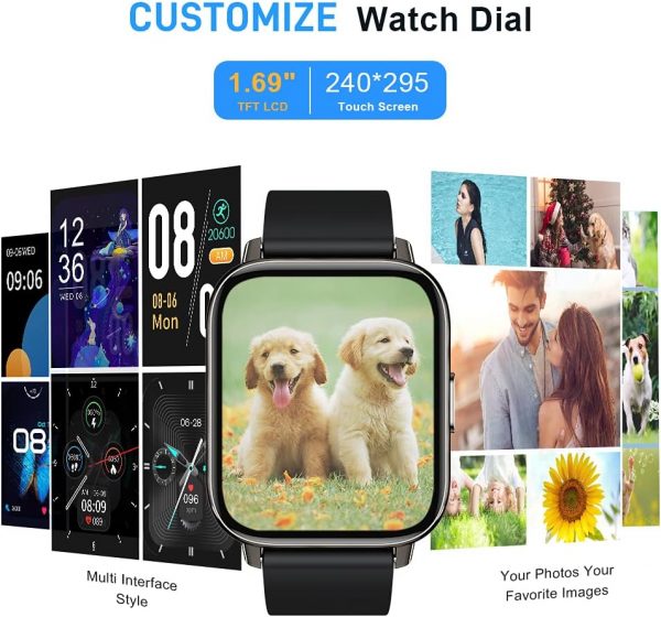 Smart Watch, Fitness Tracker 1.69" Touch Screen Fitness Watc... - Image 6