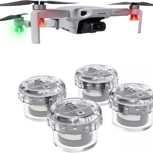 Mini 4K Drone Strobe Light,4Pcs Drone Night Flight for DJI N…