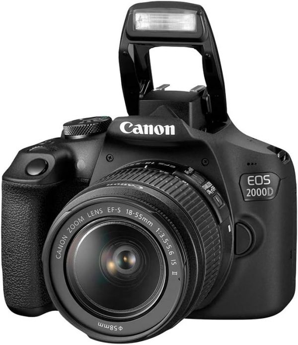 Canon EOS 2000D DSLR Camera and EF-S 18-55 mm f/3.5-5.6 IS I... - Image 3