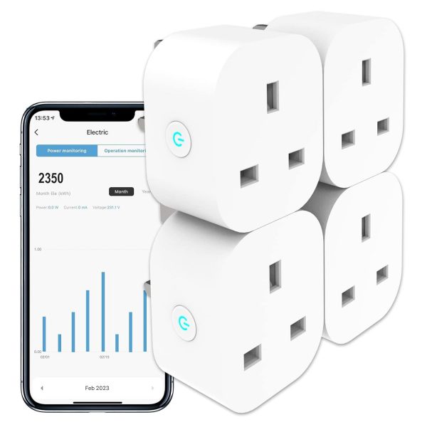 ANTELA Smart Plug with Energy Monitoring, Alexa Voice Contro... - Image 2