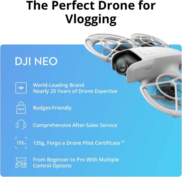 DJI Neo, Mini Drone with Camera 4K Professional, 135g Self F... - Image 7