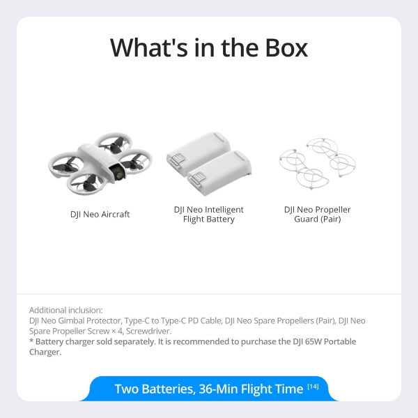 DJI Neo Two-Battery Combo, Mini Drone with 4K UHD Camera for... - Image 6