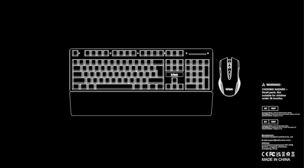 RedThunder K10 Wired Gaming Keyboard and Mouse Combo, UK Lay... - Image 9