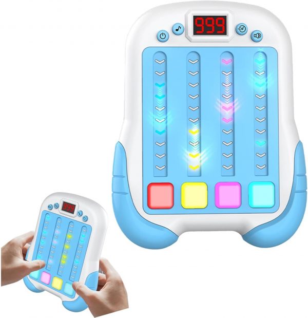 POPOYU Electronic Music Rhythm Game Machine Handheld,Upgrade... - Image 2