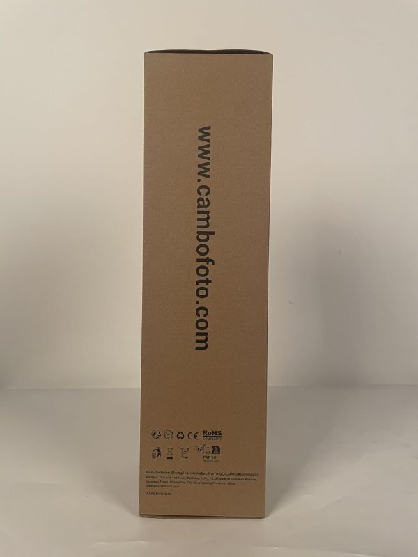 CAMBOFOTO 173cm Professional Camera Photography Tripod, Port... - Image 9