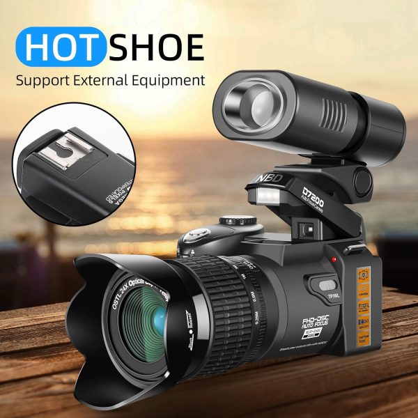 NBD Digital Camera 33MP DSLR Camera for Photography Beginner... - Image 7
