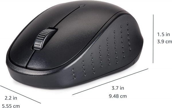 Amazon Basics ‎MD023 Full-Sized Wireless Keyboard and Mouse ... - Image 5