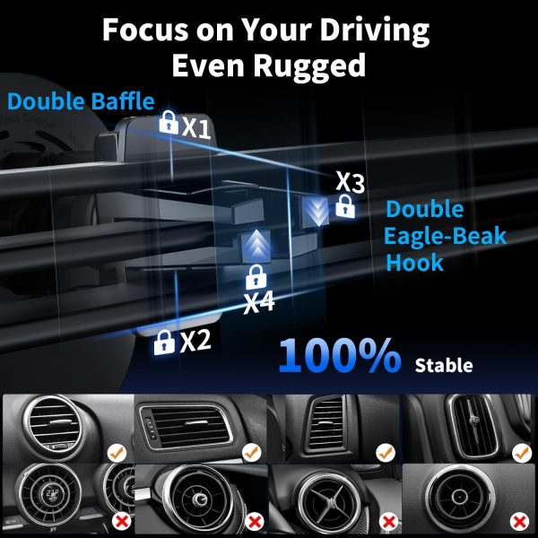 Magsafe Car Mount Charger [15W Fastest Charging Speed&16x St... - Image 6