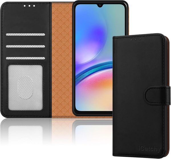 iCatchy for Samsung Galaxy A05S Case Leather Wallet Book Fli... - Image 2
