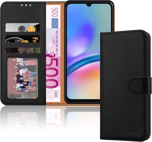iCatchy for Samsung Galaxy A05S Case Leather Wallet Book Fli... - Image 8