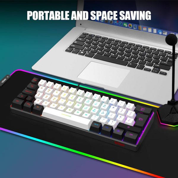 RedThunder 60% RGB Gaming Keyboard and Mouse Combo,UK Layout... - Image 3
