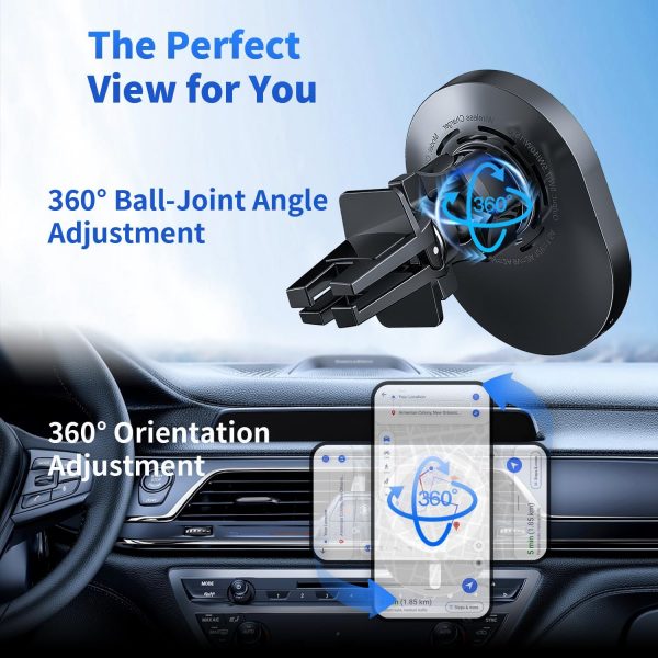 Magsafe Car Mount Charger [15W Fastest Charging Speed&16x St... - Image 7