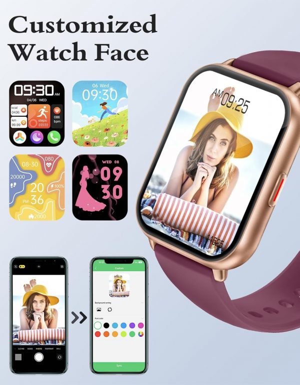 RUIMEN Smart Watch Answer Dial Call,Smart Watches for Women ... - Image 7