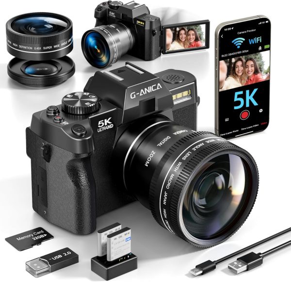 5K Digital Cameras for Photography，48MP/60FPS Video Camera f... - Image 2
