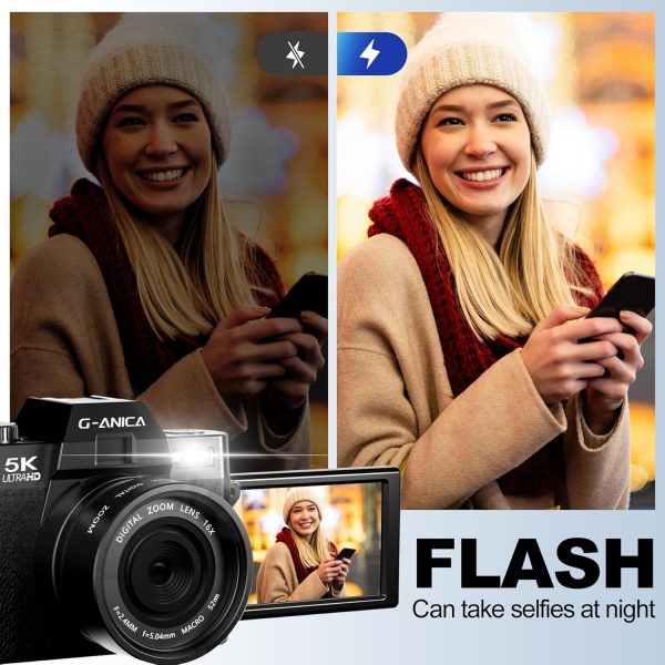5K Digital Cameras for Photography，48MP/60FPS Video Camera f... - Image 7