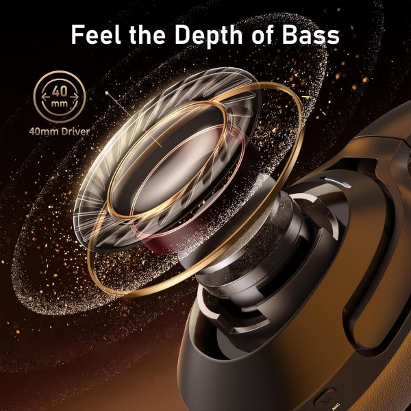 Rebocico Active Noise Cancelling Headphones, Wireless Blueto... - Image 4