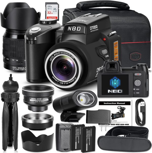 NBD Digital Camera 33MP DSLR Camera for Photography Beginner... - Image 2