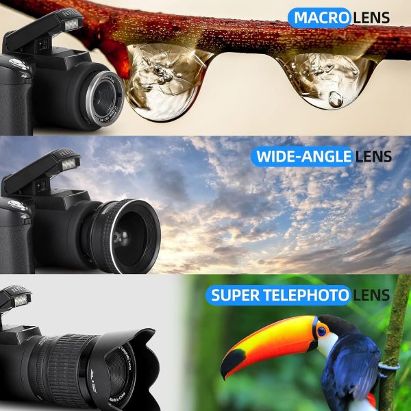 NBD Digital Camera 33MP DSLR Camera for Photography Beginner... - Image 5
