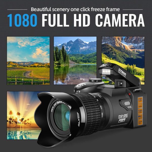 NBD Digital Camera 33MP DSLR Camera for Photography Beginner... - Image 3