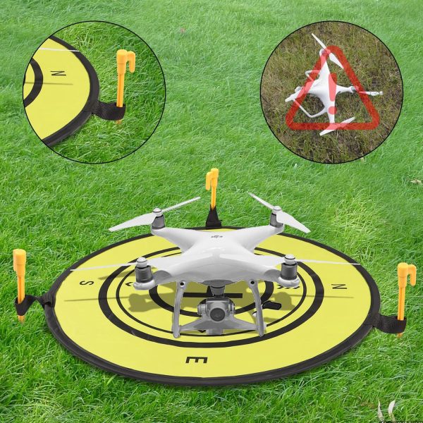 YAODHAOD Drone Landing Pad,54CM （21in）Universal Portable Lum... - Image 6