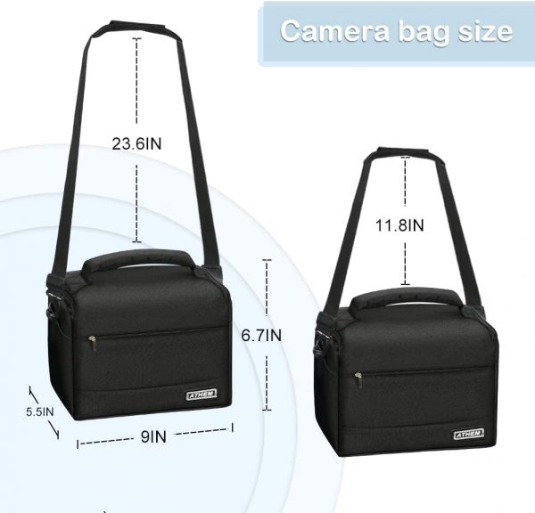 ATHEM DSLR Camera Bag, Waterproof Shockproof Single Camera S... - Image 3