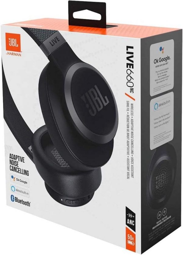 JBL Live 660 NC Wireless Over-Ear Bluetooth Headphones with ... - Image 7