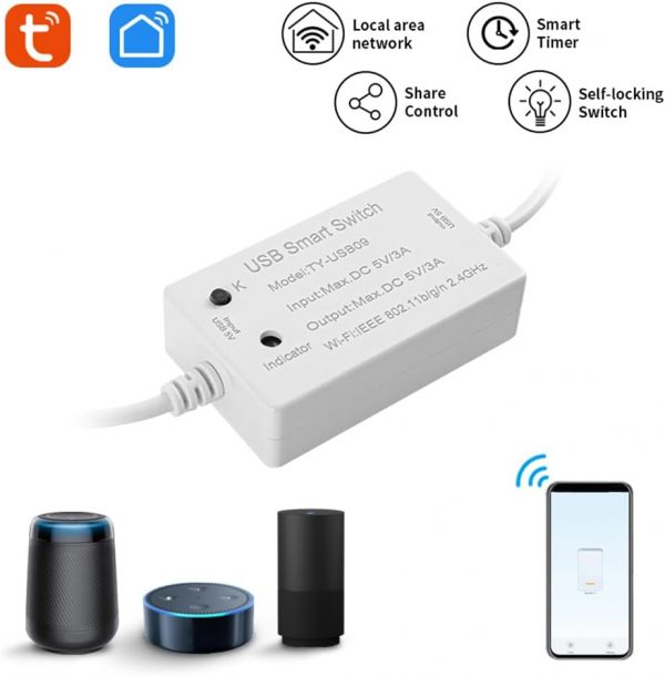 Dovhmoh 1 PCS Tuya USB Smart Switch WiFi Controller Smart Li... - Image 7
