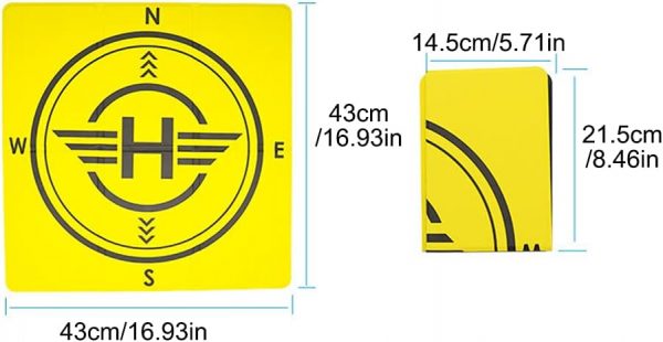 Anwangda Drone Landing Pad, Foldable Waterproof Universal RC... - Image 2