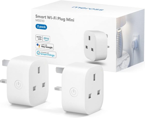 Meross Smart Plug Mini, 13A WiFi Plugs Works with Alexa, Goo... - Image 2