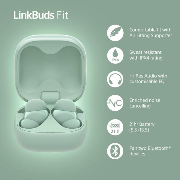 Sony LinkBuds Fit – Truly Wireless Noise Cancelling Bluetoot... - Image 4