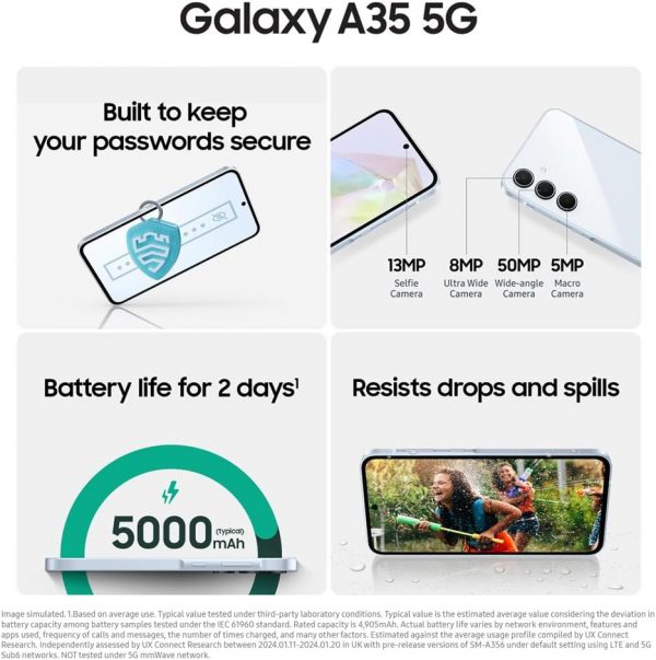 Samsung Galaxy A35 5G, Factory Unlocked Android Smartphone, ... - Image 7