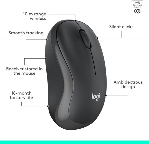 Logitech MK295 Silent Wireless Mouse & Keyboard Combo with S... - Image 9