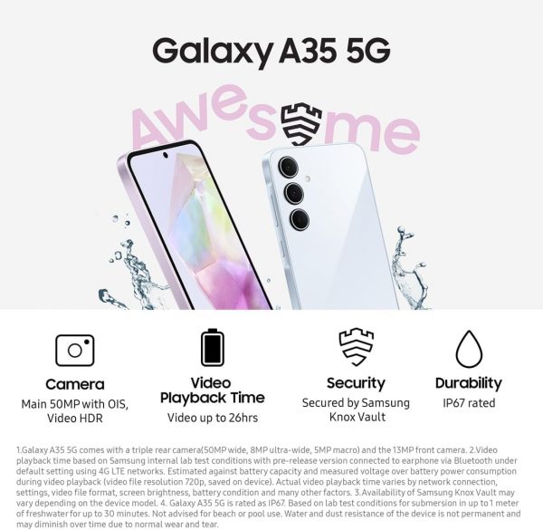 Samsung Galaxy A35 5G, Factory Unlocked Android Smartphone, ... - Image 6