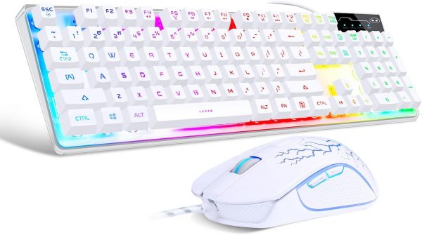 Gaming Keyboard and Mouse Combo, MageGee K1 RGB LED Backlit ... - Image 2