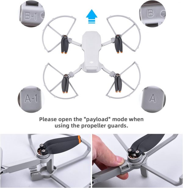 HeiyRC Mini 4K 2 SE Propellers Propeller Guard Landing Gear ... - Image 2