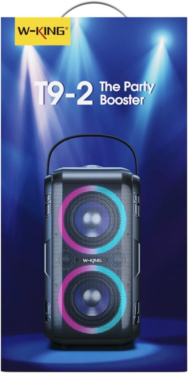 W-KING Bluetooth Speaker Loud- (180W PEAK)80W Super Bass, Hu... - Image 12