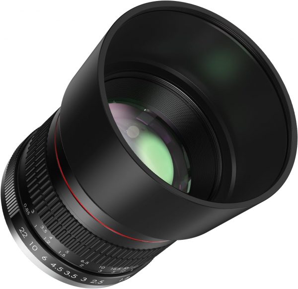 Lightdow EF 85mm F1.8 Manual Focus Lens for Canon EF/EF-S Mo... - Image 3