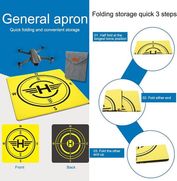 Anwangda Drone Landing Pad, Foldable Waterproof Universal RC... - Image 5