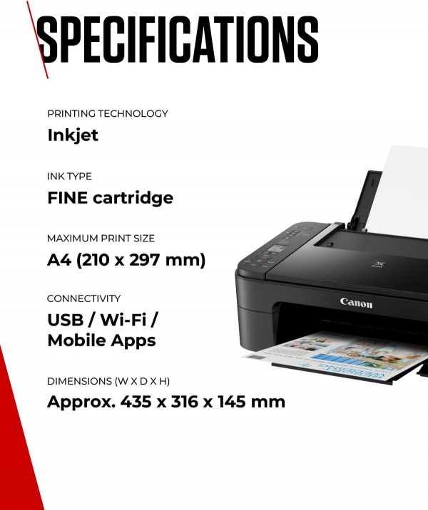 Canon PIXMA TS3350 Series - All-in-One Printers for Home Use... - Image 7
