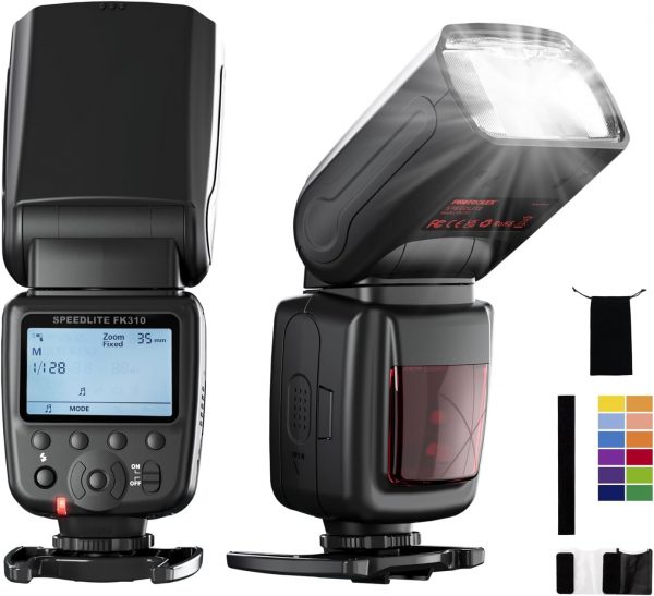 PHOTOOLEX LCD Flash Speedlite for Canon Nikon Sony Panasonic... - Image 2