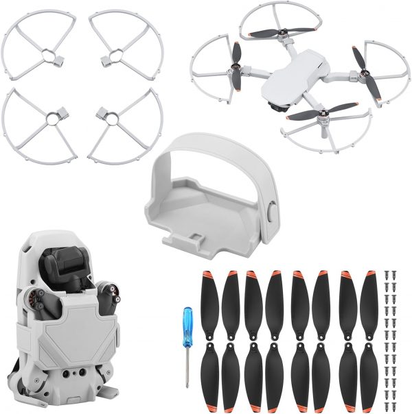 Propeller Guard+16PCS Propeller Blade +Propeller Holder Star...