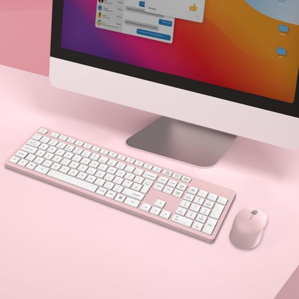 LeadsaiL Wireless Keyboard and Mouse Set, 2.4GHz USB Compute... - Image 8