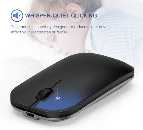 seenda WGJP-031B Wireless Keyboard Mouse Set, Ultra Thin Com... - Image 8