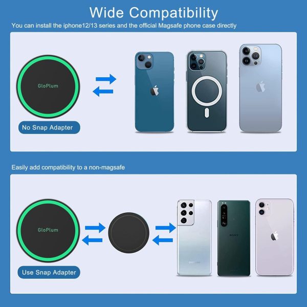 15W Wireless Car Charger, Fast Charging, Compatible with mag... - Image 6