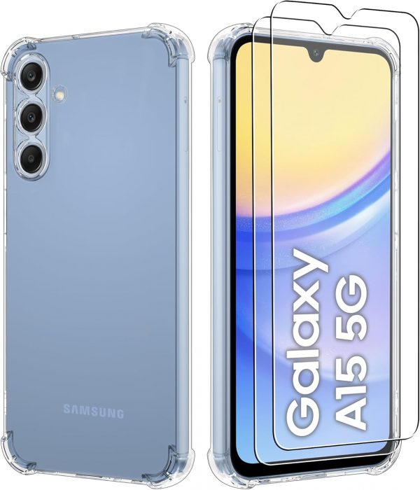 iCatchy Case for Samsung A15 5G / A15 Phone, Shockproof Tran... - Image 9