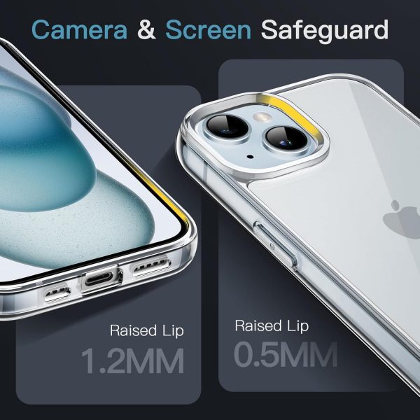 JETech Case for iPhone 15 6.1-Inch, Non-Yellowing Shockproof... - Image 5